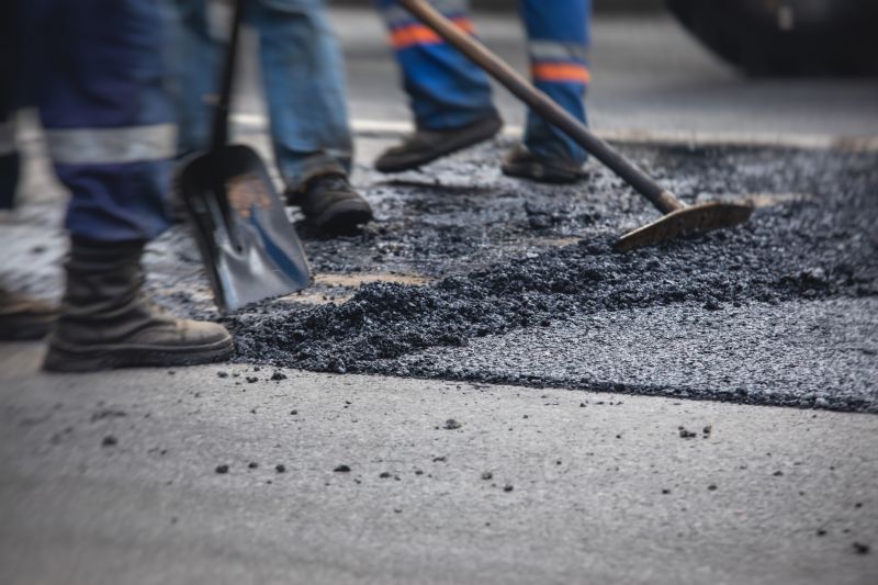 Asphalt Repair in Progress